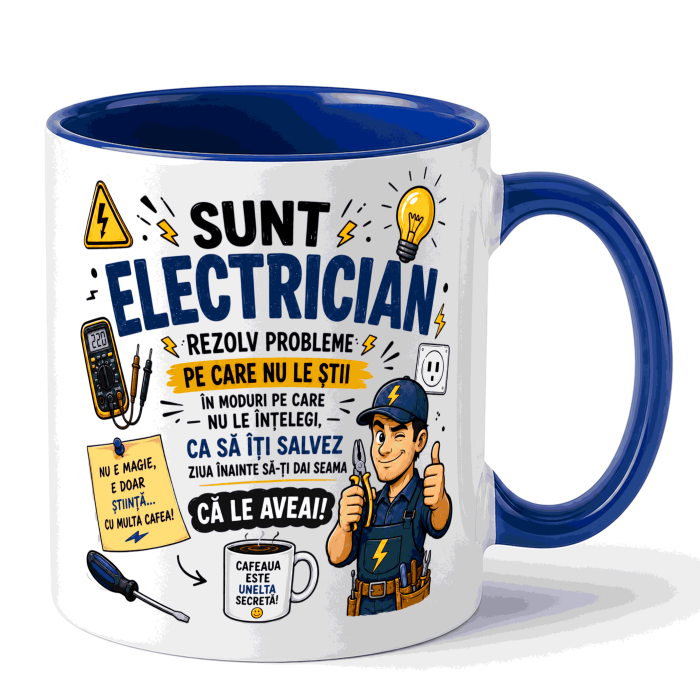 Cana personalizata - SUNT ELECTRICIAN [2]