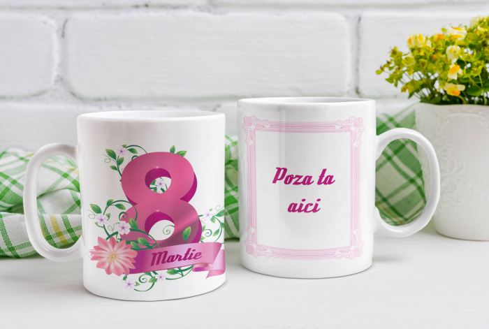 Cana personalizata cu mesaj - 8 Martie [3]