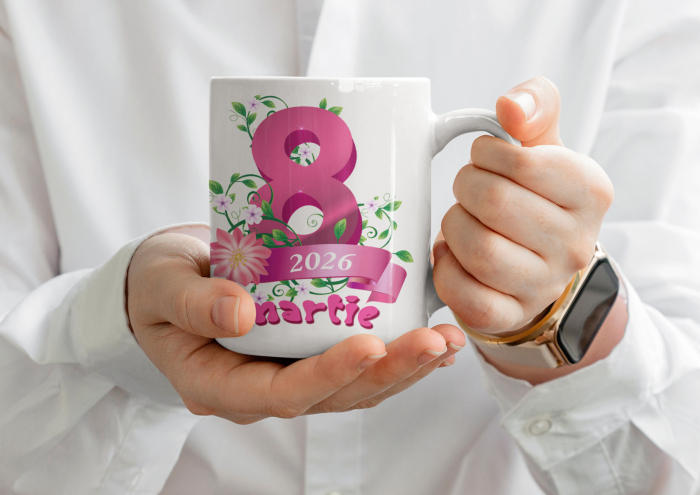 Cana personalizata cu mesaj - 8 Martie [3]