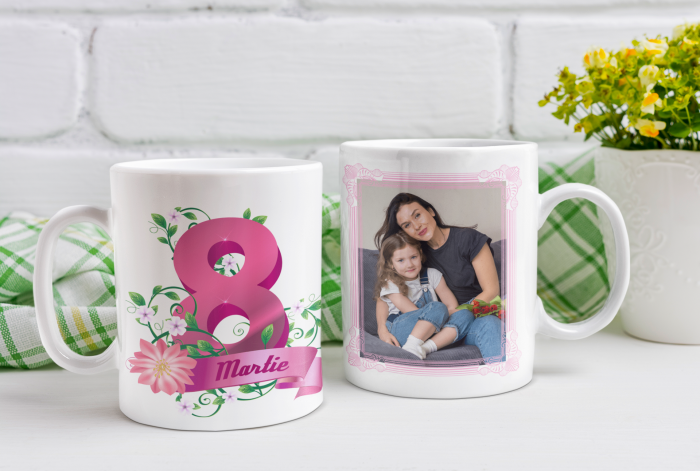 Cana personalizata cu mesaj - 8 Martie [2]