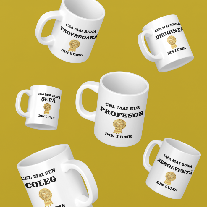 Cana personalizata cu poza / mesaj - Cea mai buna absolventa [3]
