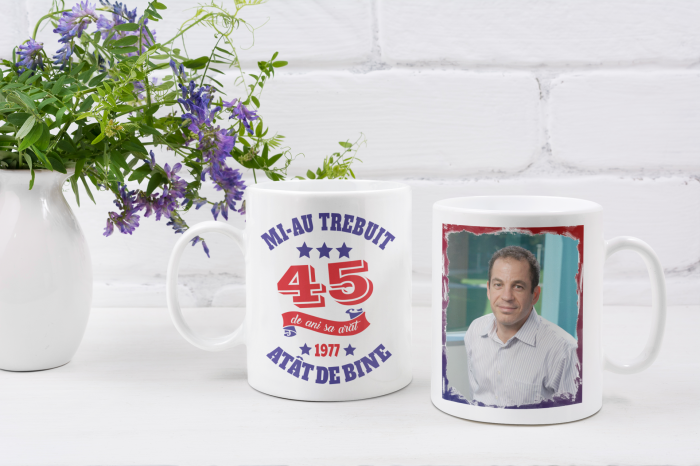 Cana personalizata poza/mesaj  Arat atat de bine [4]