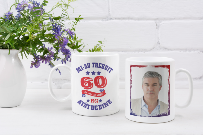 Cana personalizata poza/mesaj  Arat atat de bine [2]