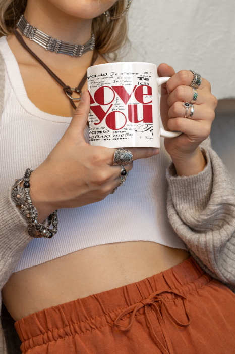 Cana personalizata cu poza si mesaj - Love you [3]