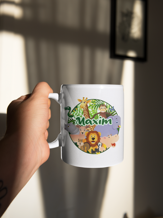 Cana personalizata cu poza si mesaj - Safari [6]