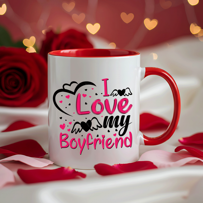 Cana personalizata I LOVE MY BOYFRIEND [4]