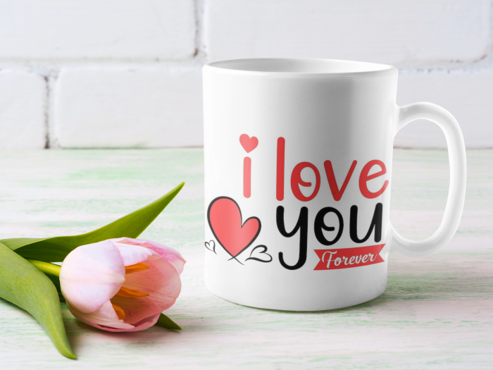 Cana personalizata I LOVE YOU FOREVER [3]
