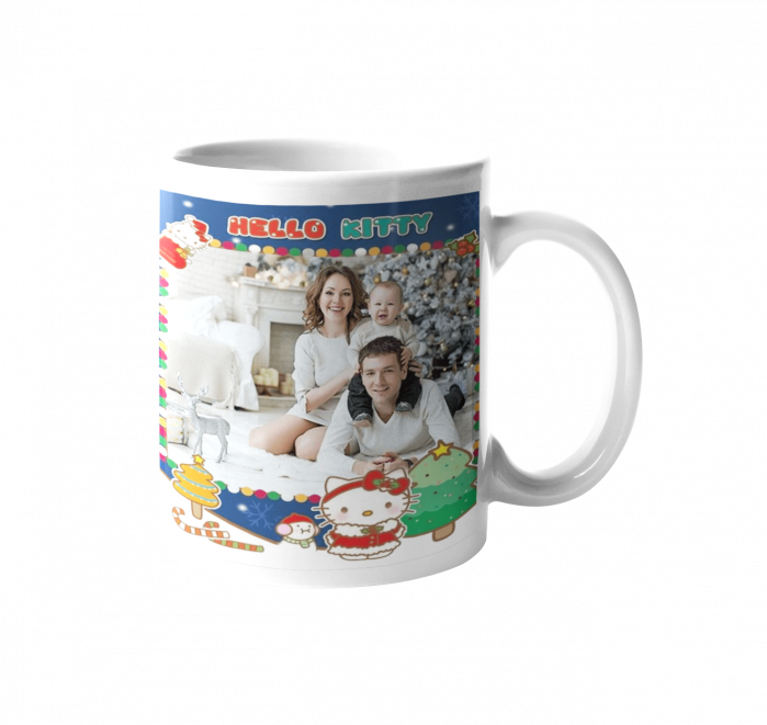 Cana personalizata pentru Hello Kitty, Craciun Fericit! [4]