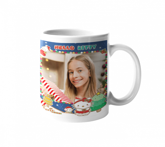 Cana personalizata pentru Hello Kitty, Craciun Fericit! [3]