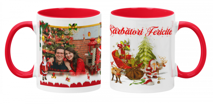 Cana personalizata - SARBATORI FERICITE [6]