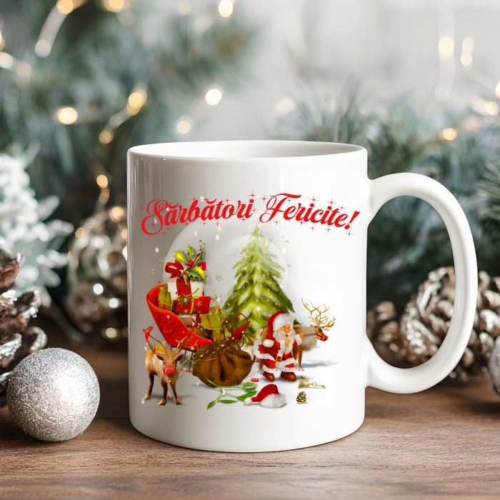 Cana personalizata - SARBATORI FERICITE [2]