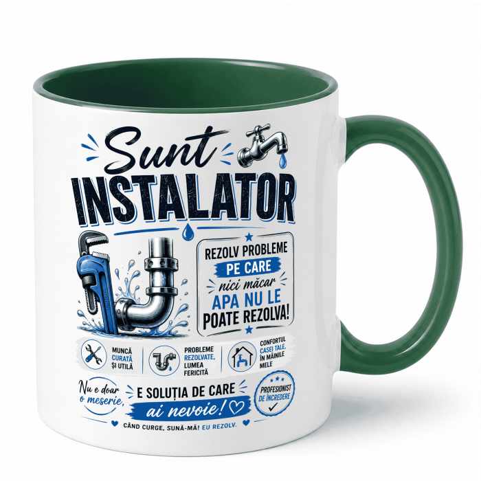Cana personalizata - SUNT INSTALATOR [6]
