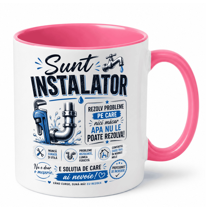 Cana personalizata - SUNT INSTALATOR [7]