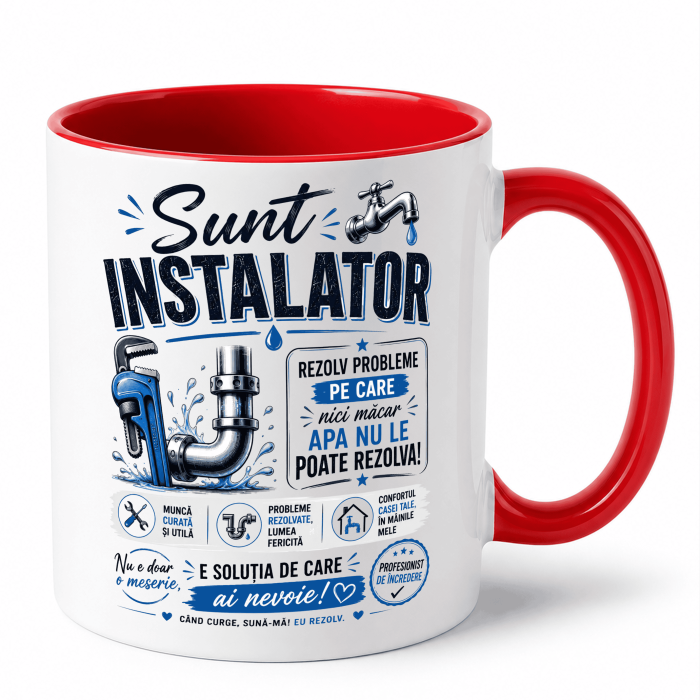 Cana personalizata - SUNT INSTALATOR [5]