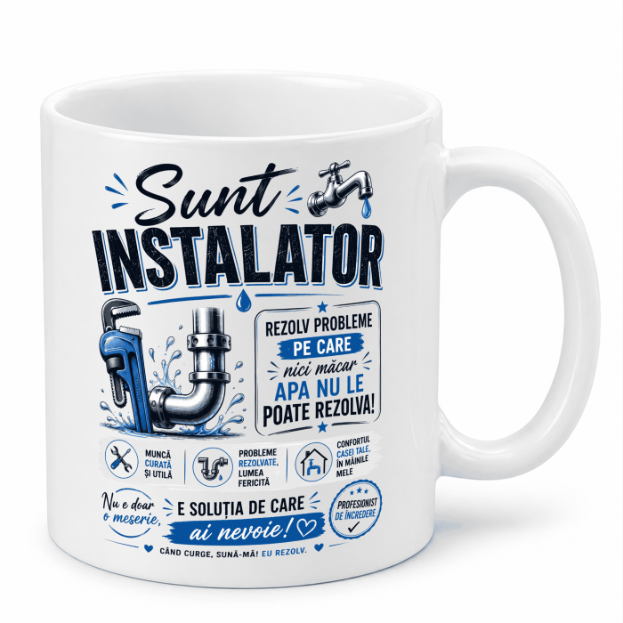 Cana personalizata - SUNT INSTALATOR [4]
