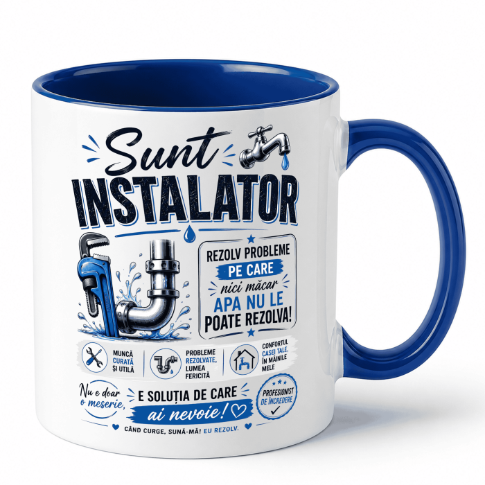 Cana personalizata - SUNT INSTALATOR [3]