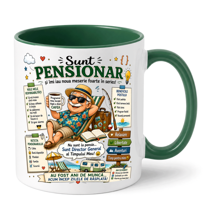 Cana personalizata - SUNT PENSIONAR [3]