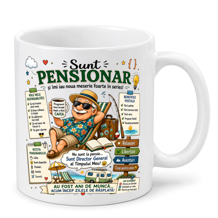 Cana personalizata - SUNT PENSIONAR [4]