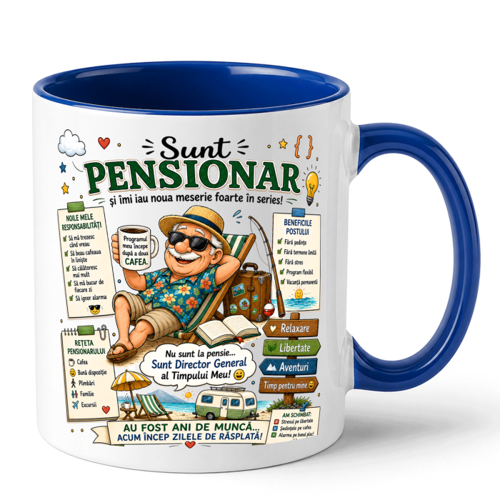Cana personalizata - SUNT PENSIONAR [2]
