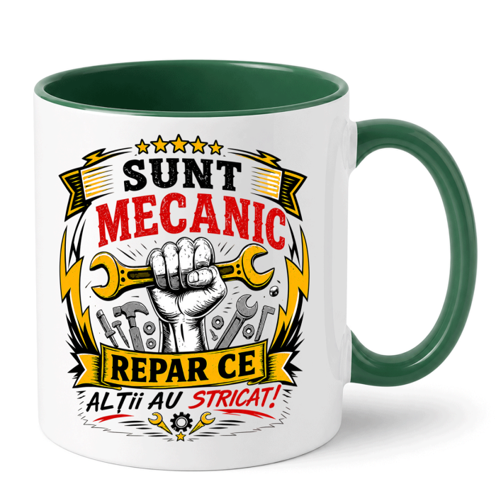 Cana personalizata - SUNT MECANIC [5]