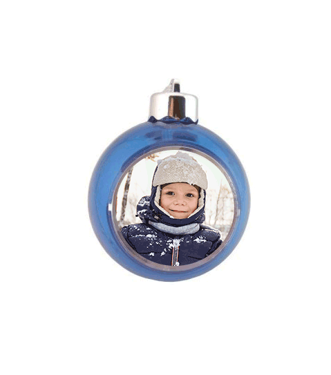 Glob albastru personalizat cu poza sau mesaj [1]