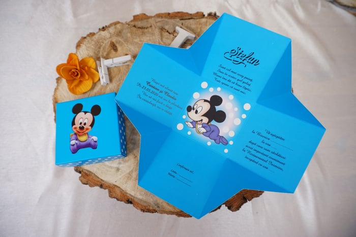 Invitatie de botez 3620B Mickey Mouse [1]