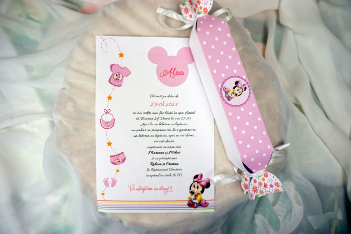Invitatie de botez Pink Candy [2]