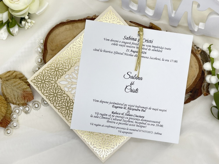 Invitatie nunta cod 6563 LUX [2]