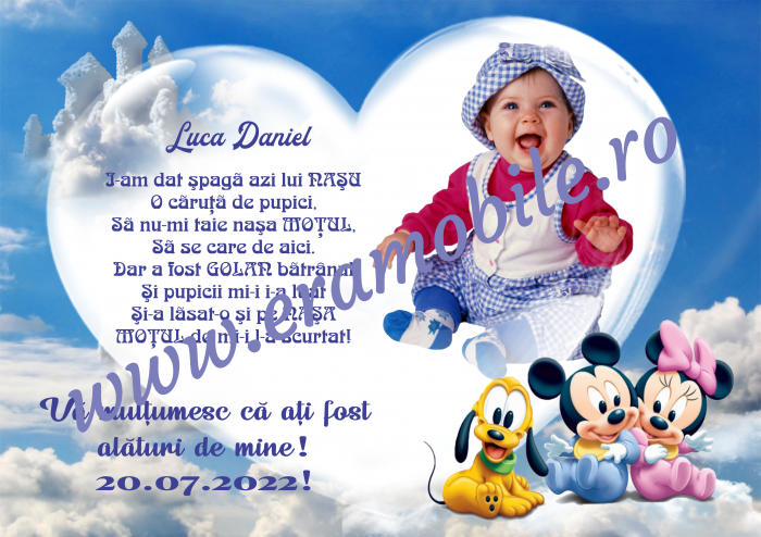 Magneti personalizati cu poza si text - marturii - 10 x 15 mm [2]