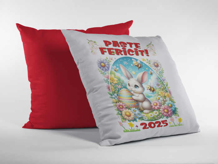 Perna personalizata PASTE FERICIT - iepuraş [4]
