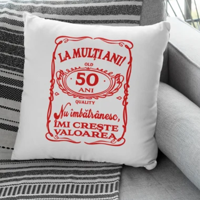Perna personalizata cu mesaj - LA MULTI ANI - ÎMI CREȘTE VALOAREA [4]
