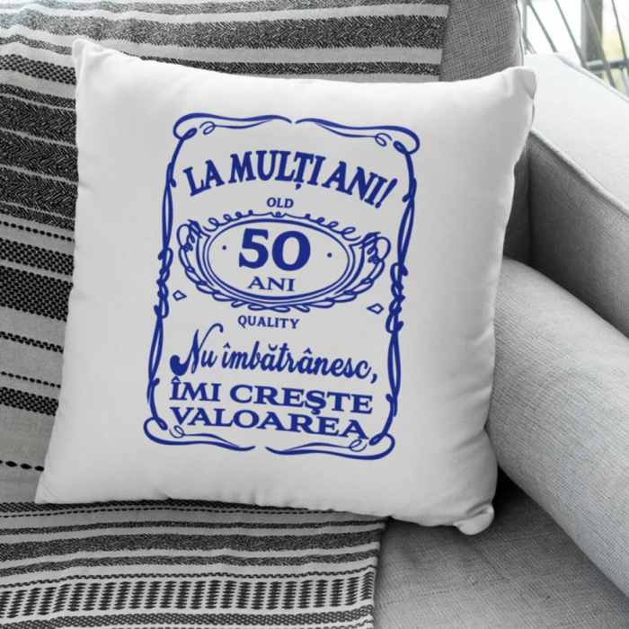 Perna personalizata cu mesaj - LA MULTI ANI - ÎMI CREȘTE VALOAREA [3]