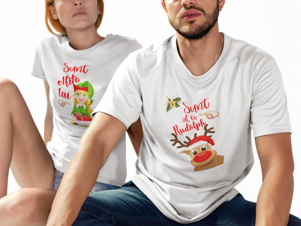 Set tricouri familie personalizate cu Elfita si Rudolph [2]