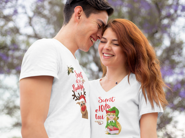 Set tricouri familie personalizate cu Elfita si Rudolph [5]