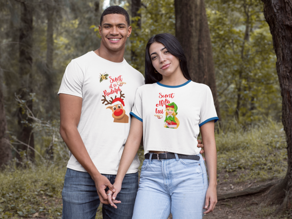 Set tricouri familie personalizate cu Elfita si Rudolph [4]