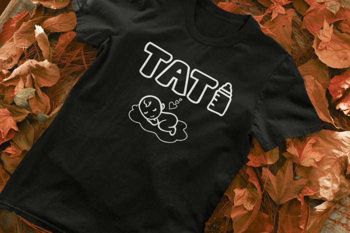 Set tricouri pentru familie cu mesaj - Mami, Tati, Bebe [7]