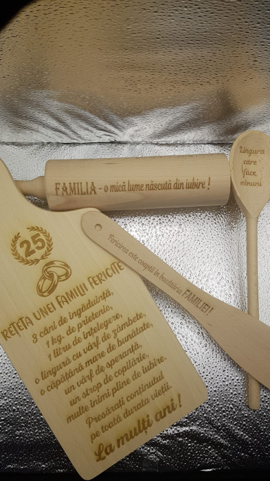 Set gravat - Tocator, Lingura, Sucitor - Familie Fericita [3]