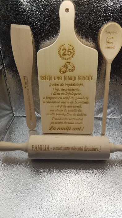 Set gravat - Tocator, Lingura, Sucitor - Familie Fericita [2]