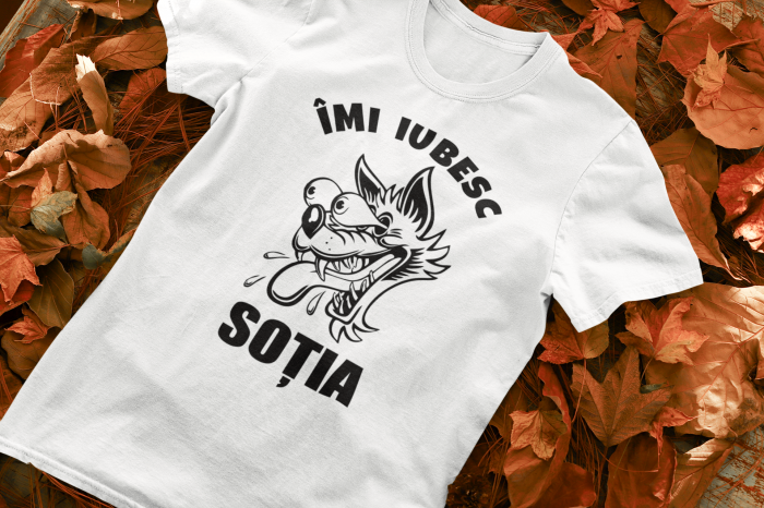 Tricou personalizat cu mesaj - Imi iubesc soția [2]