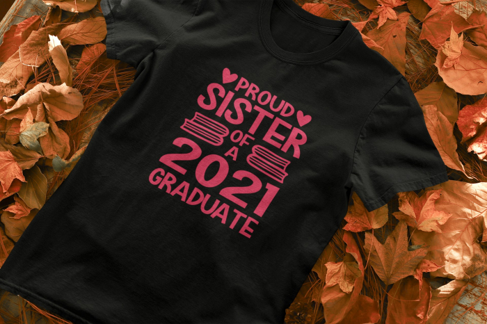 Tricou personalizat cu mesaj - Proud Sister of a Graduate [3]