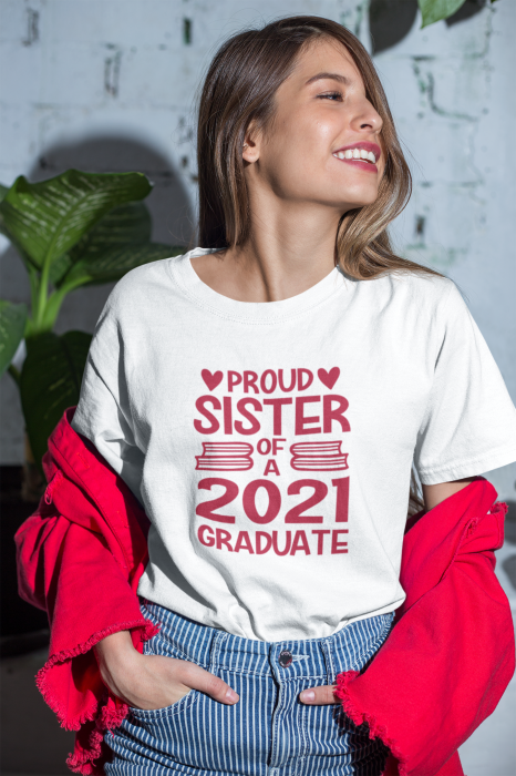 Tricou personalizat cu mesaj - Proud Sister of a Graduate [2]