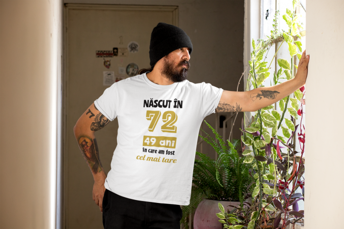 Tricou Personalizat cu mesaj - Nascut in ... [2]