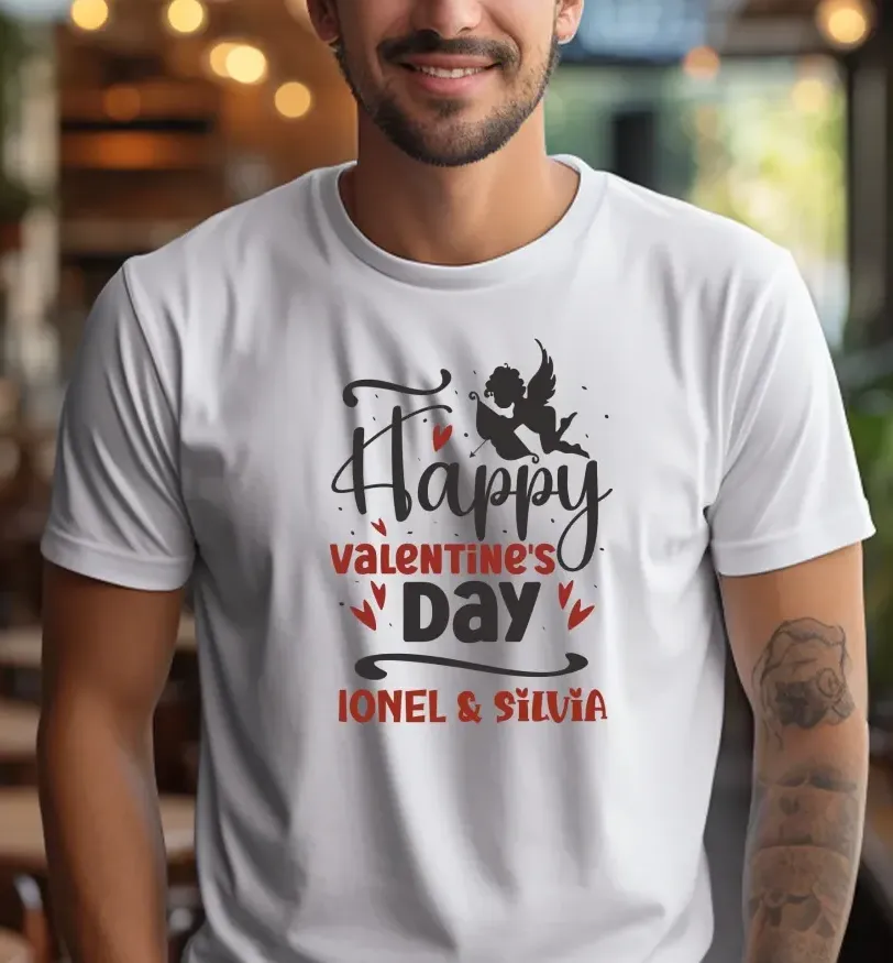 Tricou personalizat - HAPPY VALENTINE'S DAY [2]