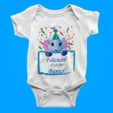 Body personalizat - Body personalizat baiat mesajul - O sa fiti bunici!