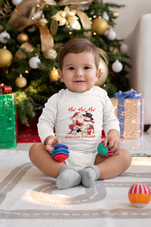 Cadouri de Craciun - Body personalizat Craciun Fericit, Ho, Ho, Ho!