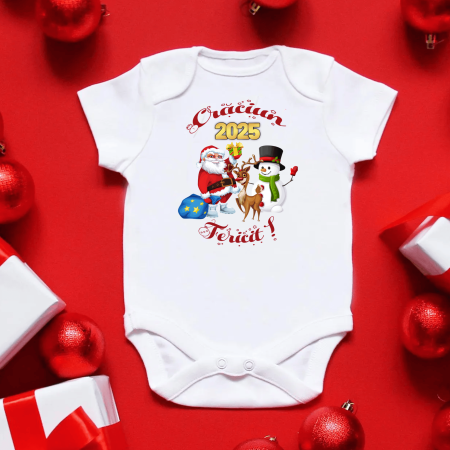 Body personalizat - Body personalizat “Crăciun Fericit 2025”