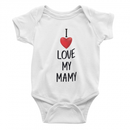 Body personalizat cu mesajul - I love my mamy / daddy [3]