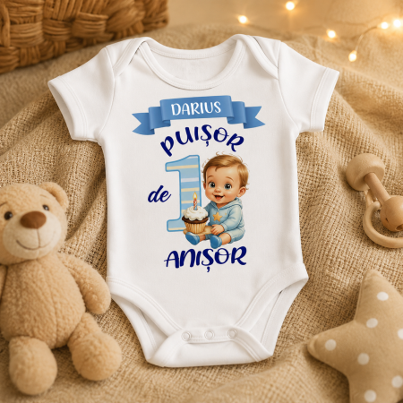 Body personalizat - Body personalizat cu mesajul "Puisor"