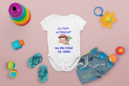 Body personalizat - Body Personalizat Cu Tati la Pescuit