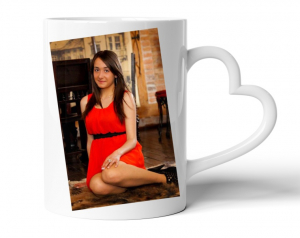 Cana personalizata toarta inima poza / mesaj [1]